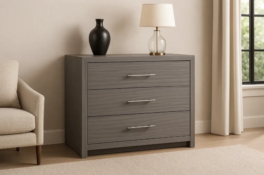 CAJONERA GRIS PATINADO